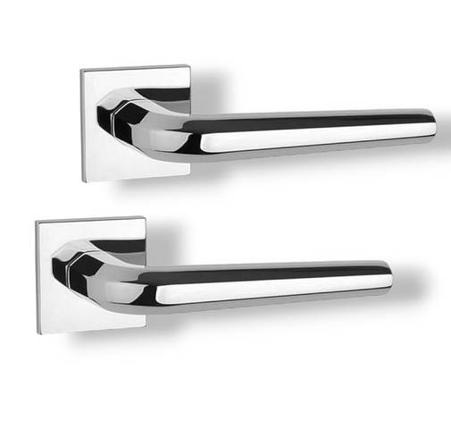 Купить Дверные ручки TUPAI 4160Q 5S-03 хром полированный (для входных и ...