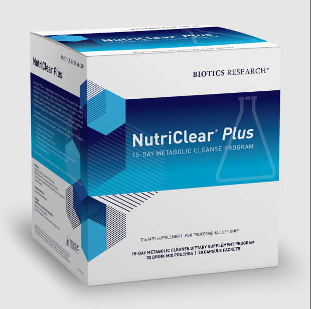 Biotics Research NutriClear Plus Organic Pea Protein / Детокс програма на 15 днів із протеїном