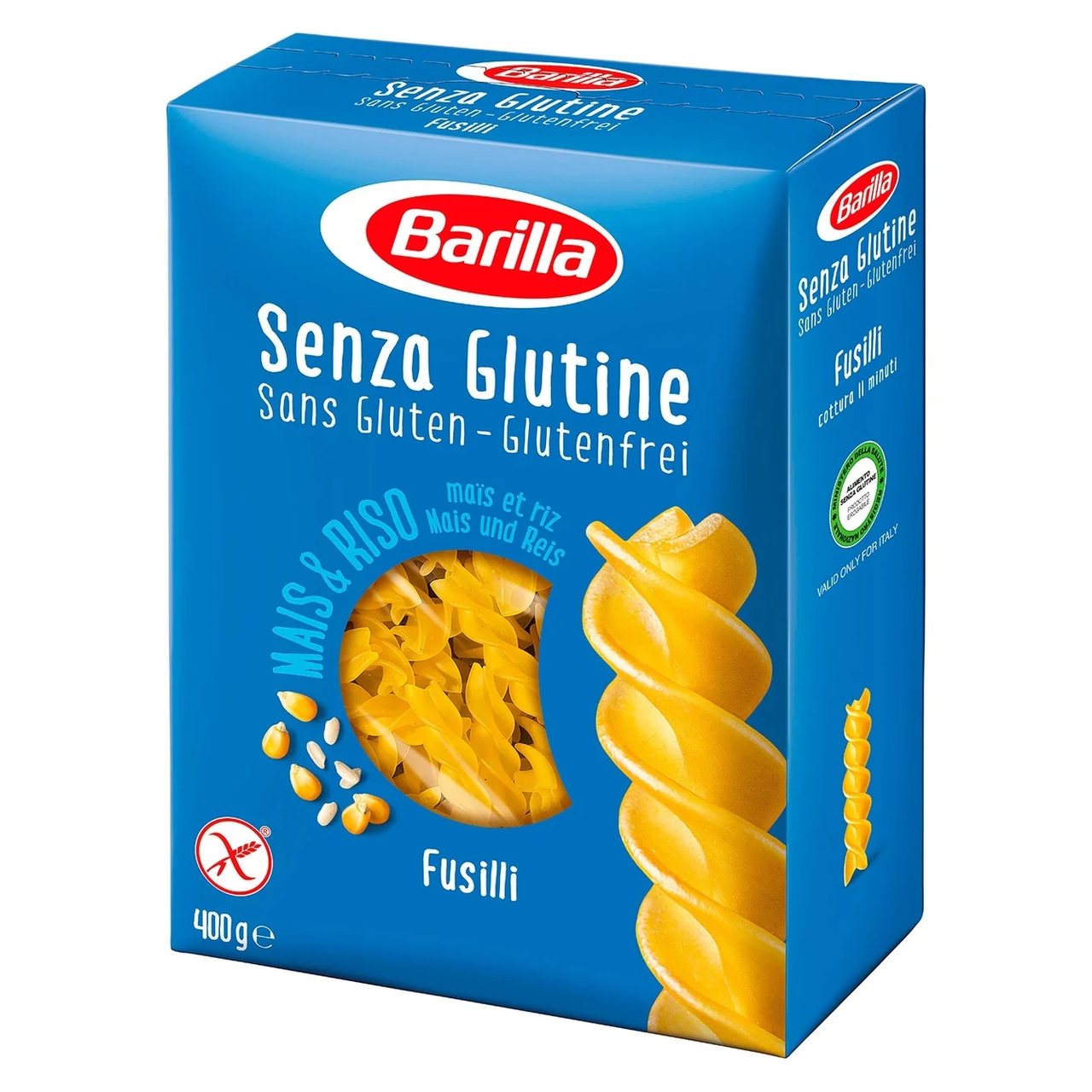 Barilla Senza Glutine Паста Фузиллі без глютену, 400г