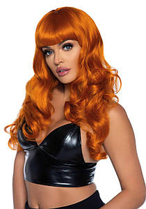 Хвиляста перука Leg Avenue Misfit Long Wavy Wig Ginger, довгий, реалістичний вигляд, 61 см