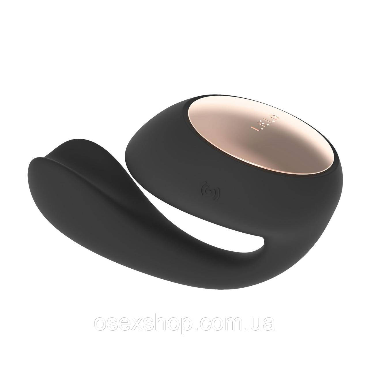 Смарт-вібратор LELO Ida Wave Black, вагінально-кліторальний, технологія WaveMotion, 2 мотори, фото 1