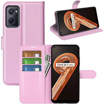 Чохол-книжка Litchie Wallet для Realme 9i Light Pink