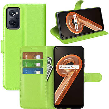 Чохол-книжка Litchie Wallet для Realme 9i Light Green