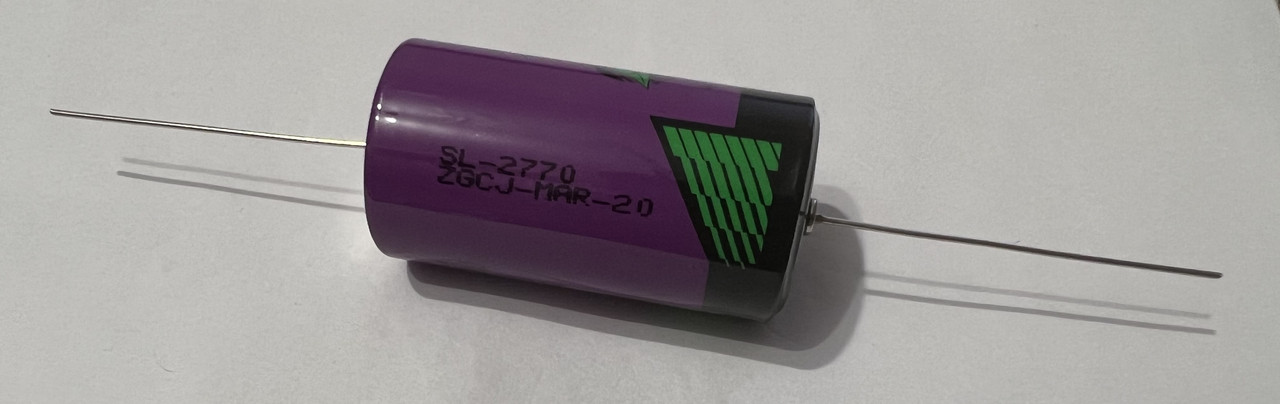 Батарейка TADIRAN SL 2770 Axial C 3,6V 8500 мА·год, Li-SOCl2 літієва