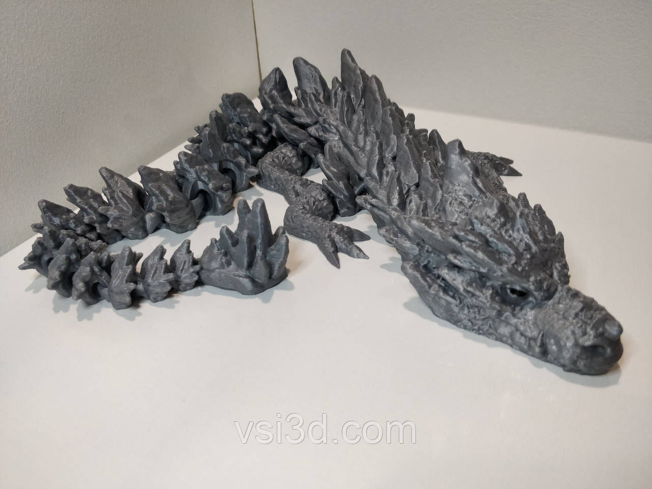 50 см. Рухома іграшка кам'яний дракон. (Різні кольори). 3D-друк безпечним органічним пластиком