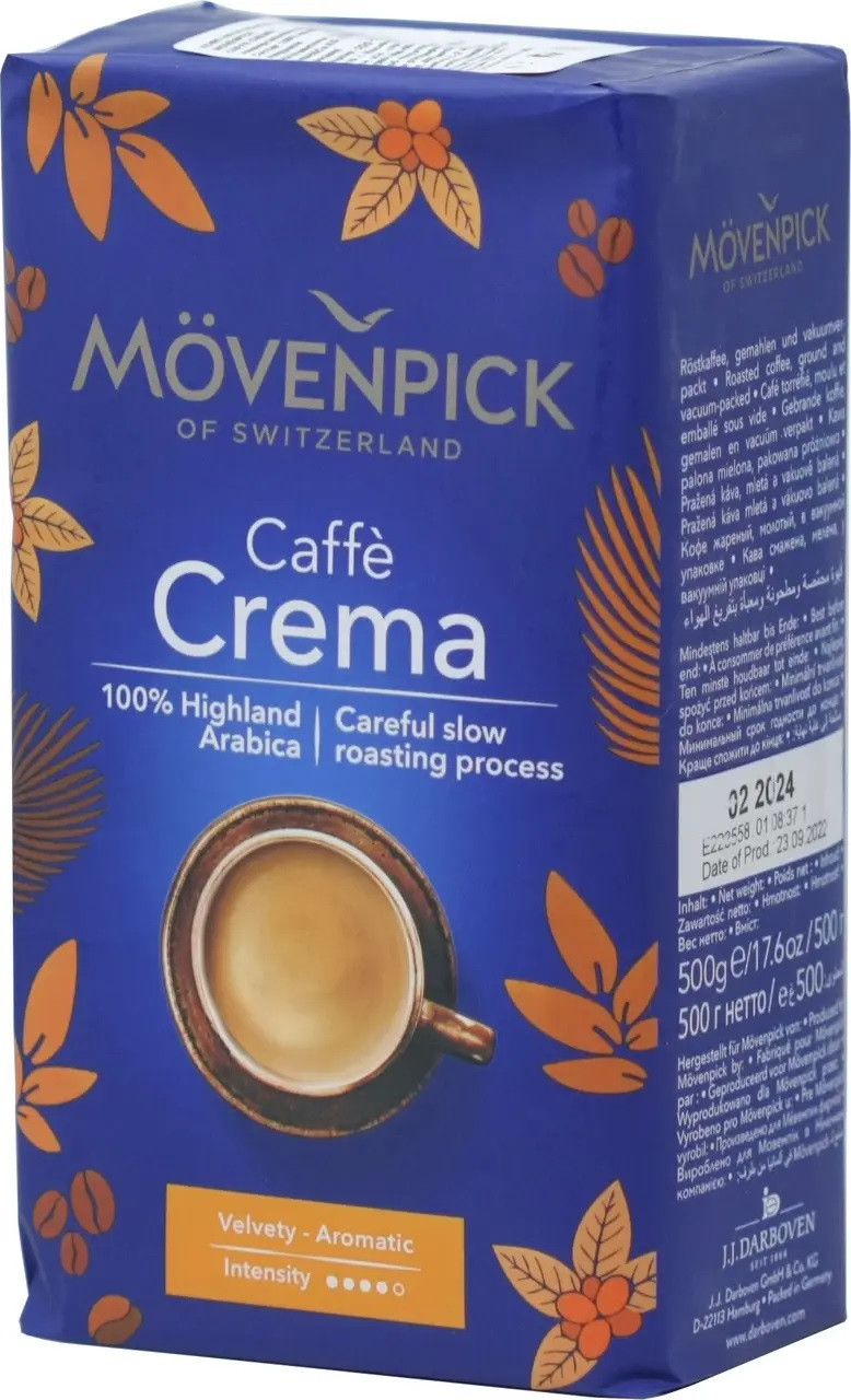 Кава Movenpick Caffe Crema 100% арабіка, 500г