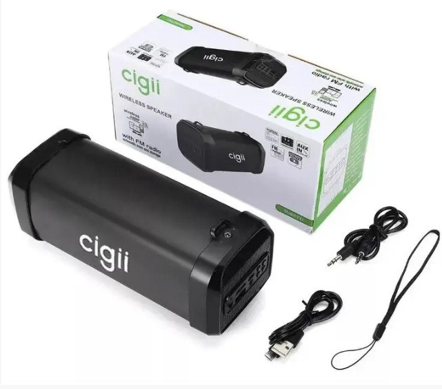 Портативна бездротова Bluetooth колонка Cigii F41 + power bank + mini speaker, black - фото 7 - id-p1879435594