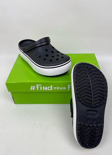 Купить Кроксы на платформе Crocs Crocband Platform Black Оригинал, цена ...