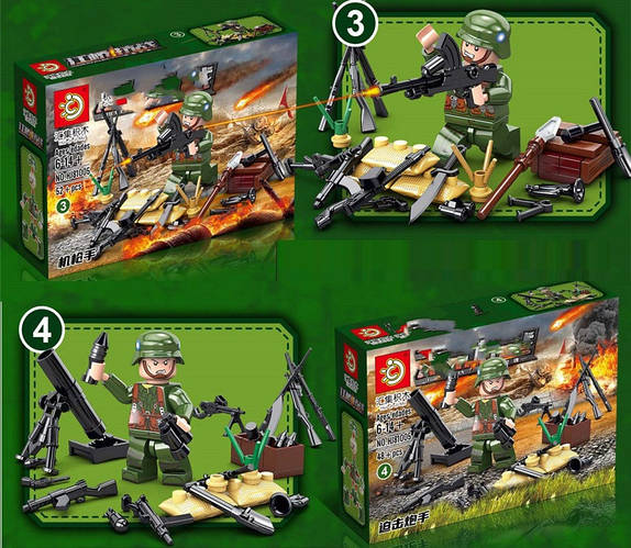 Купить Фигурки военные японские и америкаские военные времен второй ...