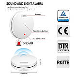 Детектор диму XINDUM SM11W WiFi Smoke Detector, фото 3