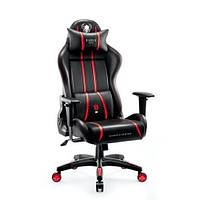 Кресло игровое компьютерное с подголовником Diablo Chairs X One 2.0 L Черно-красный