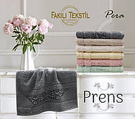 Набор махровых полотенец для бани 70 на 140 см в упаковке 6 штук Fakili Tekstil Prens