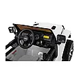 Дитячий електромобіль Jeep Rubicon 4WD (білий колір) з пультом дистанційного керування 2,4G, фото 9