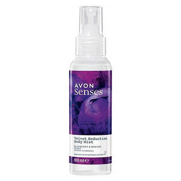 Лосьйон-спрей для тіла Avon Naturals Орхідея-чорниця 100 мл