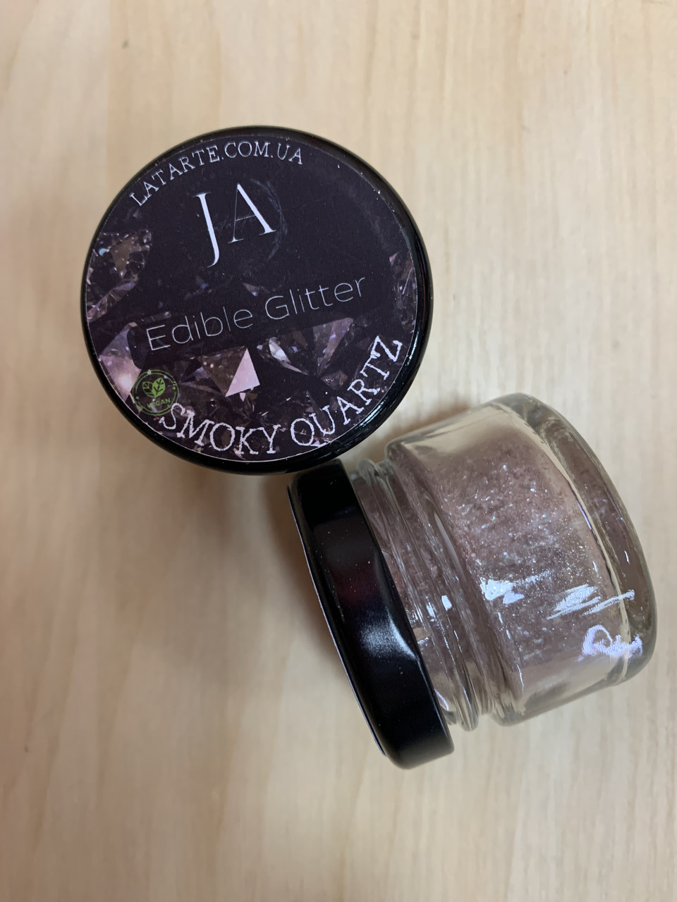 Харчовий блиск(Гліттер) SMOKY QUARTZ " JALatarte" 5г