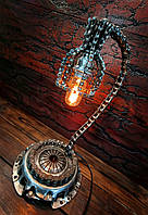 Настольная лампа в стиле Лофт/Стимпанк !Loft изделия из метала/Оригинальные настольные лампы /Ручная работа!