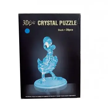 "Дональд Дак" 3D пазл. 39 елементів, синій (Crystal Puzzle)