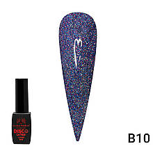 Гель лак Disco Gel Polish, Global Fashion, світловідбивний, 8 мл B10