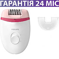 Епілятор PHILIPS Satinelle Essential, провідний, насадка для зони бікіні та пахв, філіпс