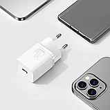 Мережевий зарядний пристрій Baseus Super Si Quick Charger 1C 20 W EU white (CCSUP-B02), фото 8