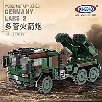 Конструктор XB-06048 Немецкая самоходная РСЗВ Lars-2 реактивная система залпового огня 986 дет