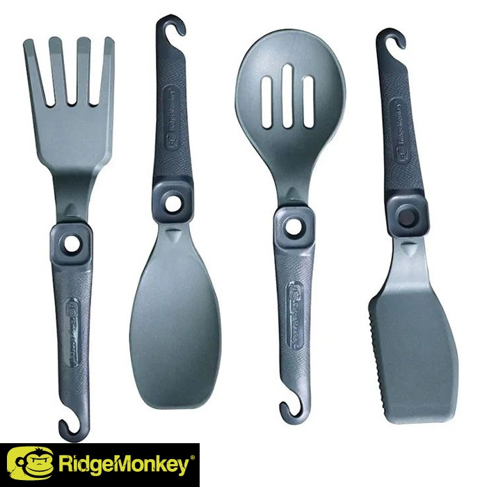 Кухонні прилади Ridge Monkey Q-Lock Utensil Set, фото 1