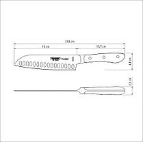 Ніж Santoku Tramontina ProChef, 178 мм, фото 5