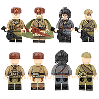 Фигурки армии Советского союза ссср военные времен второй мировой войны ВОВ для Лего Lego