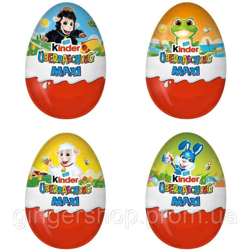 Шоколадне яйце Kinder Surprise Maxi Classic 100g - фото 1 - id-p1879459638