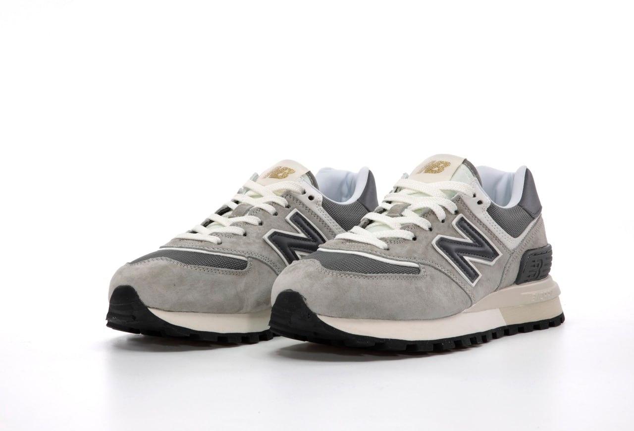 Кросівки чоловічі сірі New Balance 574 Legacy Grey Black (11692), фото 1