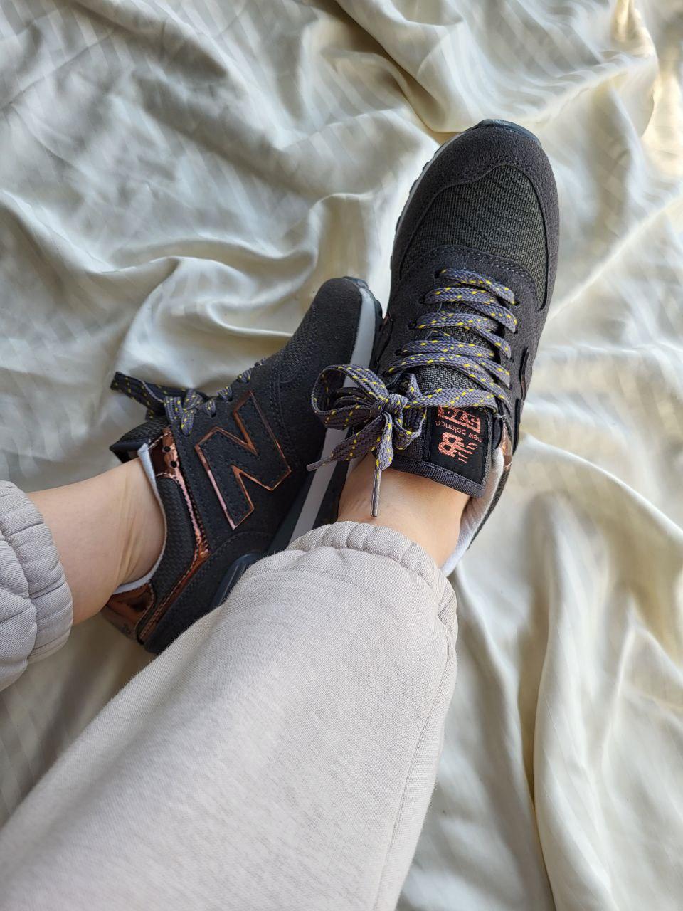 New Balance 574 Grey Rose Gold 11588 ID