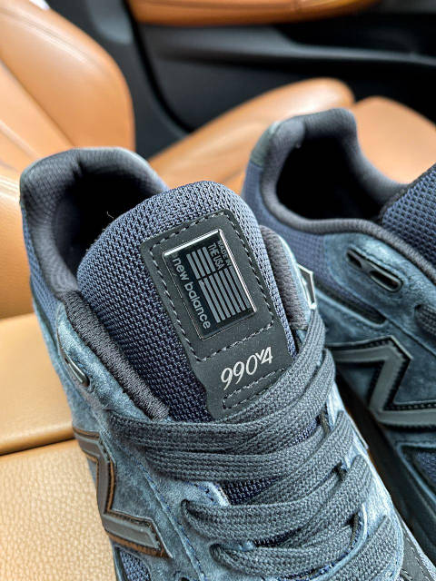 Кроссовки мужские синие NB New Balance 990v4 JJJJound - Navy