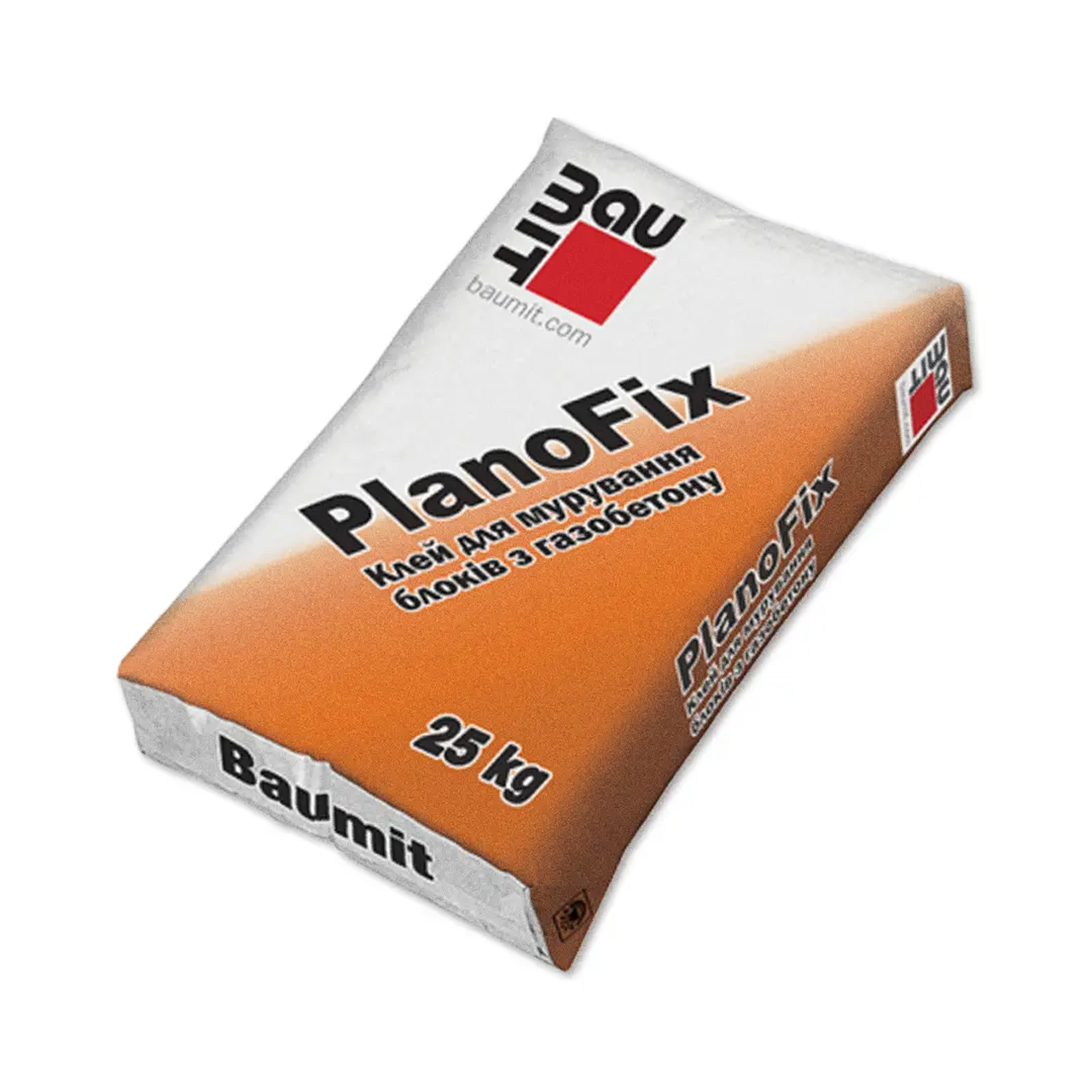 Кладочна суміш Baumit PlanoFix для газобетону (25 кг) / Бауміт Планофікс