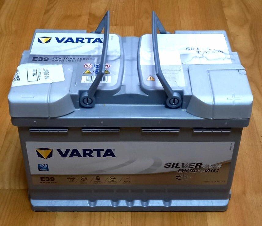 Аккумулятор Varta E39 AGM 70 Ач 760А (EN) (ID#1879477490), цена: 7934 ₴,  купить на