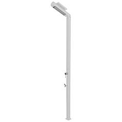 Душ вуличний Aquaviva Quick з LED підсвіткою та мийкою для ніг, білий Q825/9003-QL