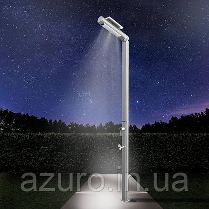 Душ вуличний Aquaviva Quick з LED підсвіткою та мийкою для ніг, алюміній Q825/9007-QL, фото 3