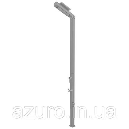 Душ вуличний Aquaviva Quick з LED підсвіткою та мийкою для ніг, алюміній Q825/9007-QL, фото 1