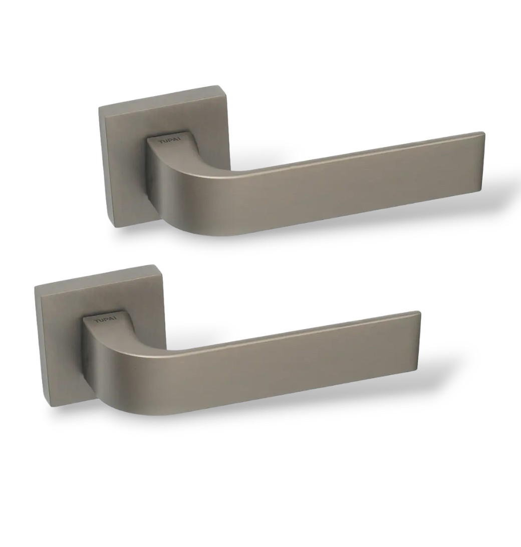 Ручки дверні TUPAI CINTO 2732Q-141 титан (для міжкімнатних/вхідних дверей ), фото 1