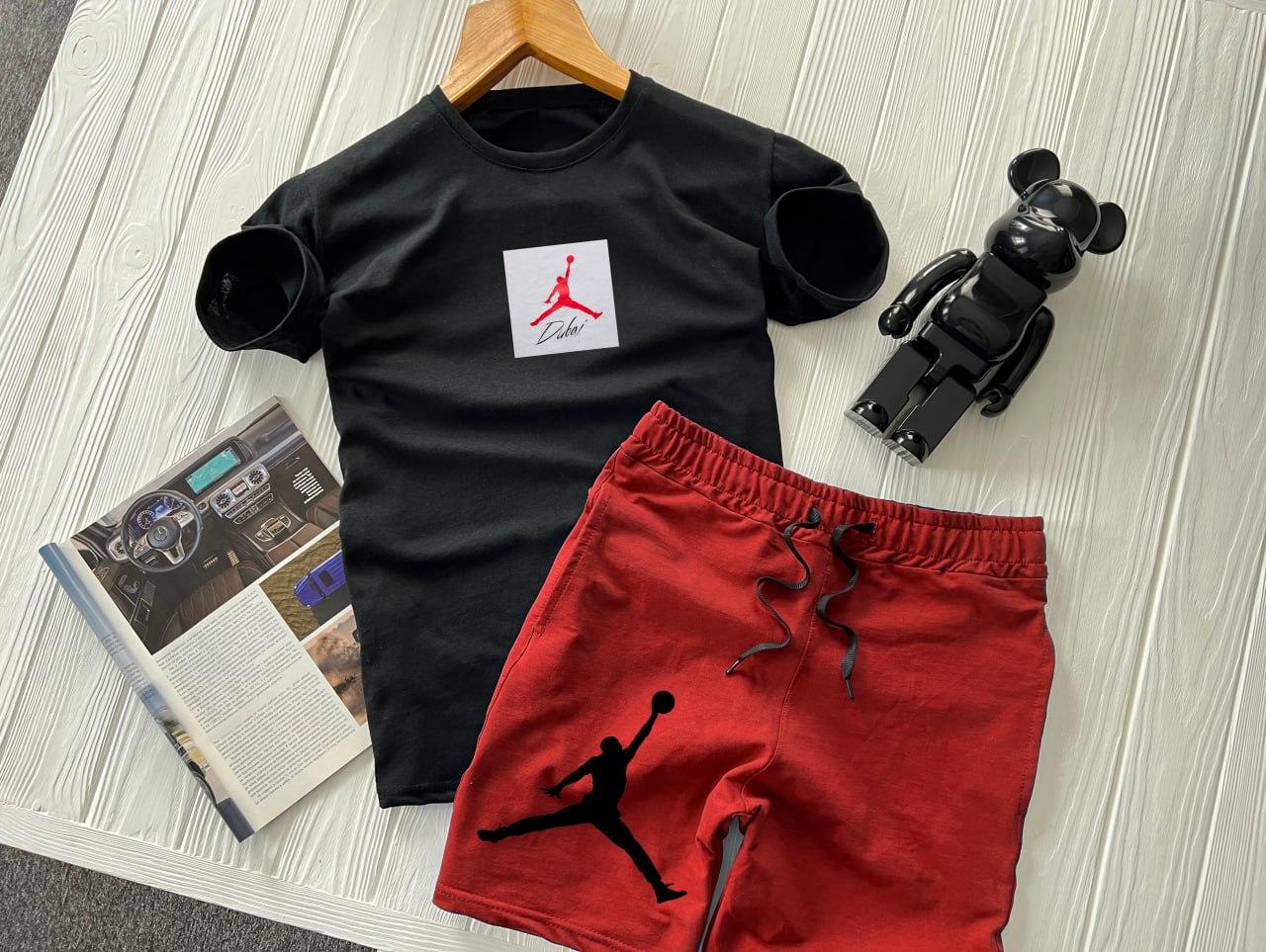 Чоловічий комплект футболка + шорти Jordan