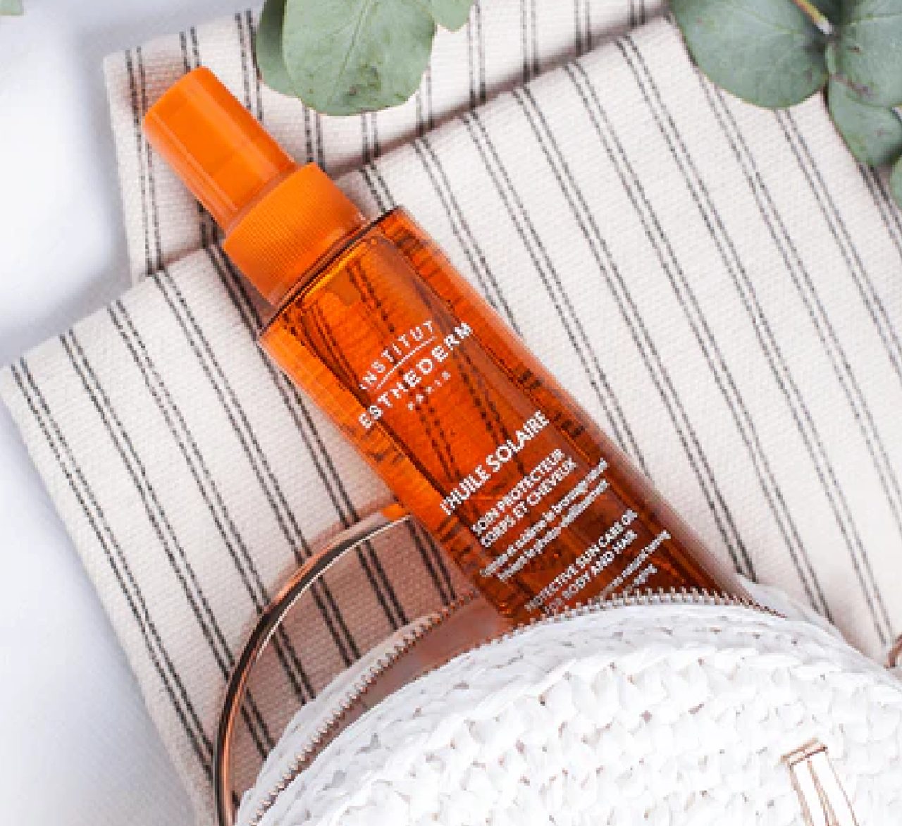 Сонцезахисна олія-спрей для тіла та волосся Institut Esthederm Sun Care Oil Moderate Sun, 150мл, фото 1