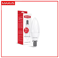 LED лампа MAXUS C37 7W 4100K 220V E14 (1-LED-734)
