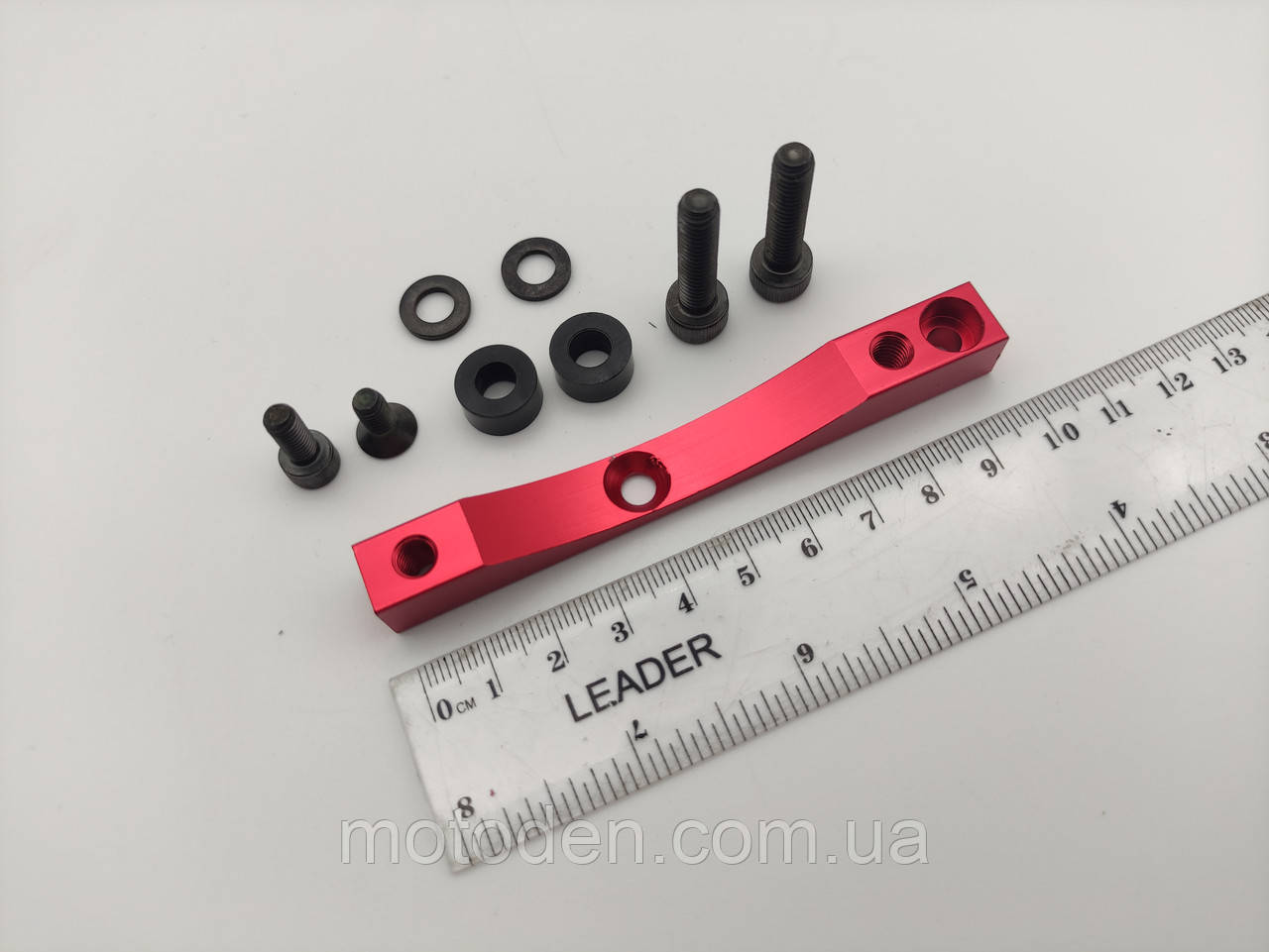 Кронштейн/конвертер гідравлічного гальмівного супорта Xtech pro/pro2-червоний, фото 1