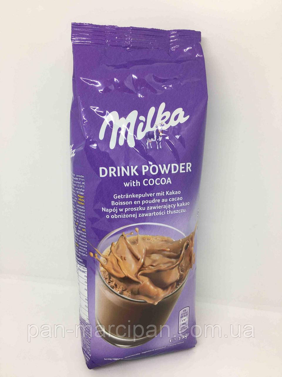 Какао Milka drink powder with сocoa 1кг, фото 1