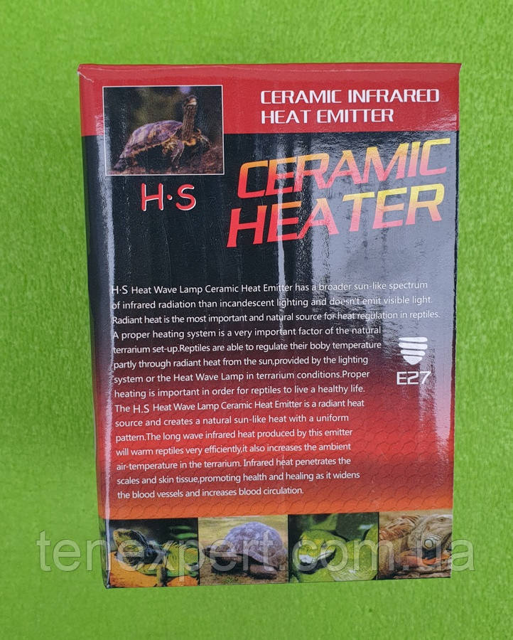 Излучатель тепла керамический инфракрасный (лампа) CERAMIC HEATER 200W / 220V / Ø70мм / Lдлина=100мм - фото 5 - id-p1879551065