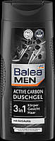 Balea Гель для душа для мужчин с активным углем, 300 мл.