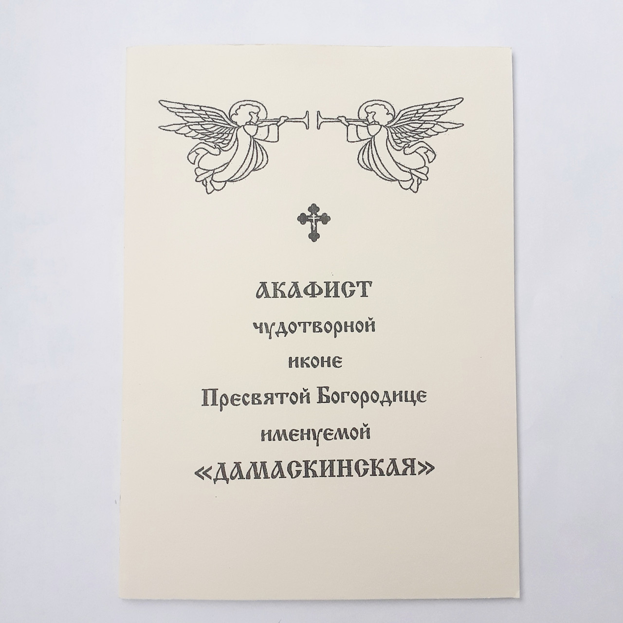 Акафіст ДАМАСКІНЧНА чудодійна ікона Пресвятої Богородиці, фото 1
