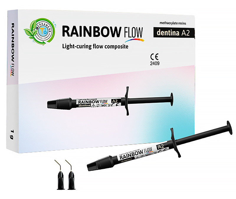 Rainbow flow (Рейнбоу флоу), шприц 1г, фотополімерний матеріал, Cerkamed(Термін зберігання до:10.2024)