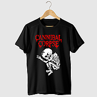 Футболка с принтом Каннибал Корпс. Cannibal Corpse. Рок