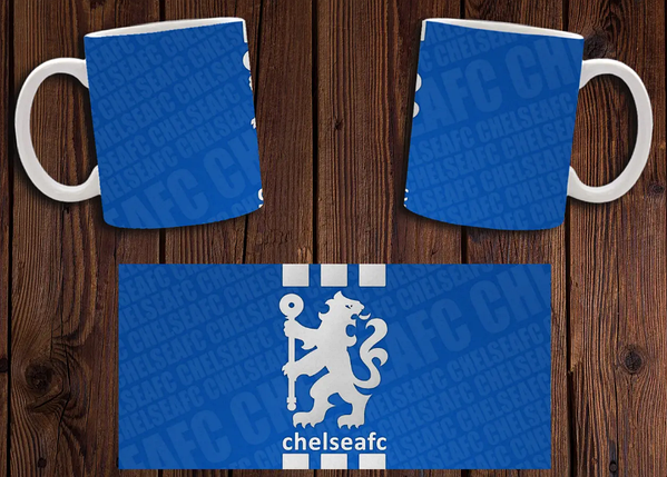 Чашка біла керамічна "ФК Челсі" Chelsea FC ABC, фото 1