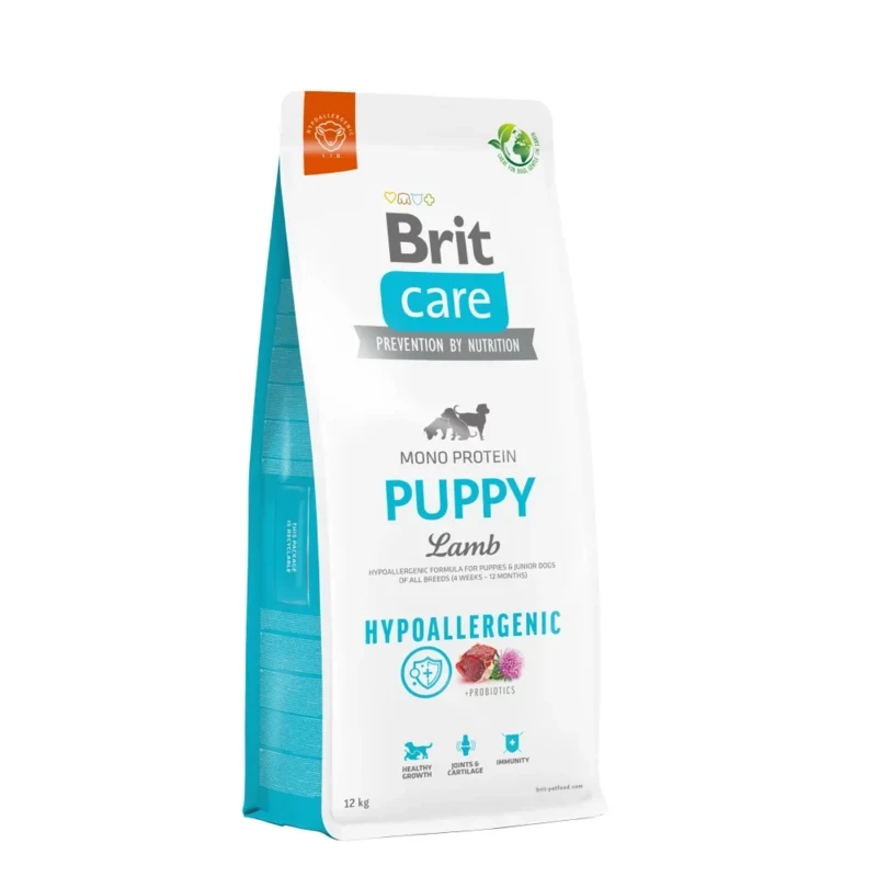Сухий корм для цуценят Brit Care Hypoallergenic Puppy Lamb 12 кг Акція
